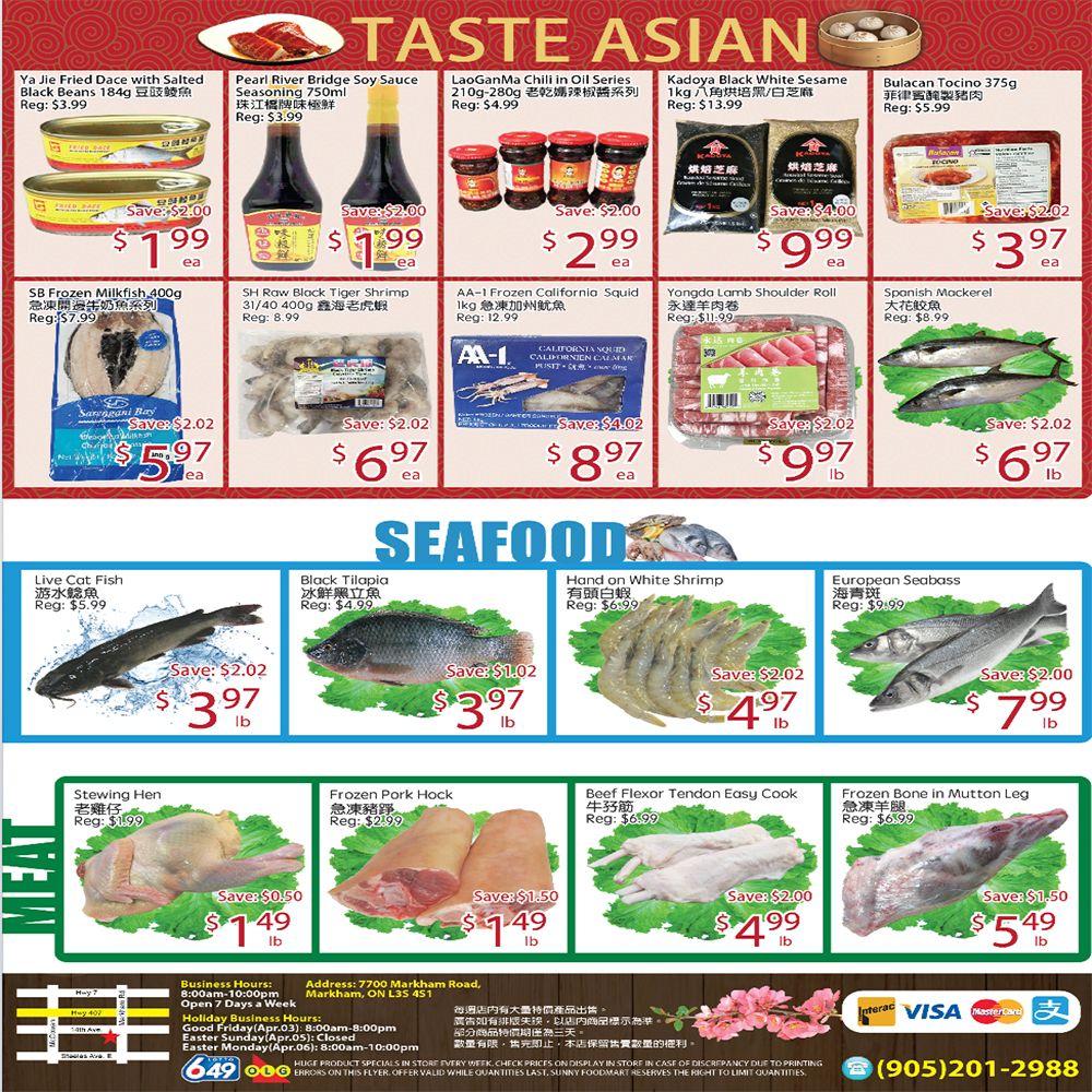Sunny Foodmart (Markham) Flyer September 4 to 10