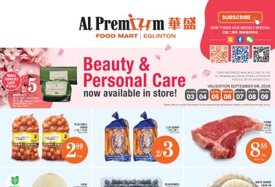 Al Premium Food Mart (Eglinton Ave.) Flyer September 3 to 9