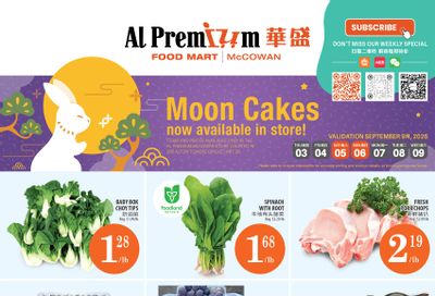 Al Premium Food Mart (McCowan) Flyer September 3 to 9