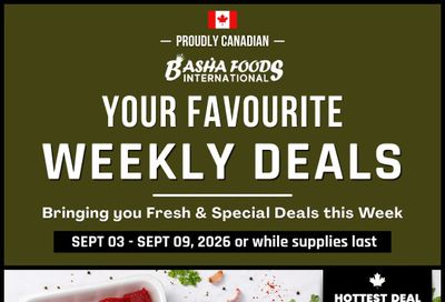 Basha Foods International Flyer September 3 to 9