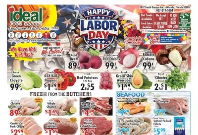 Ideal Food Basket (5637 South Orange Ave, Orlando, FL) Weekly Ad September 2 - 8, 2026