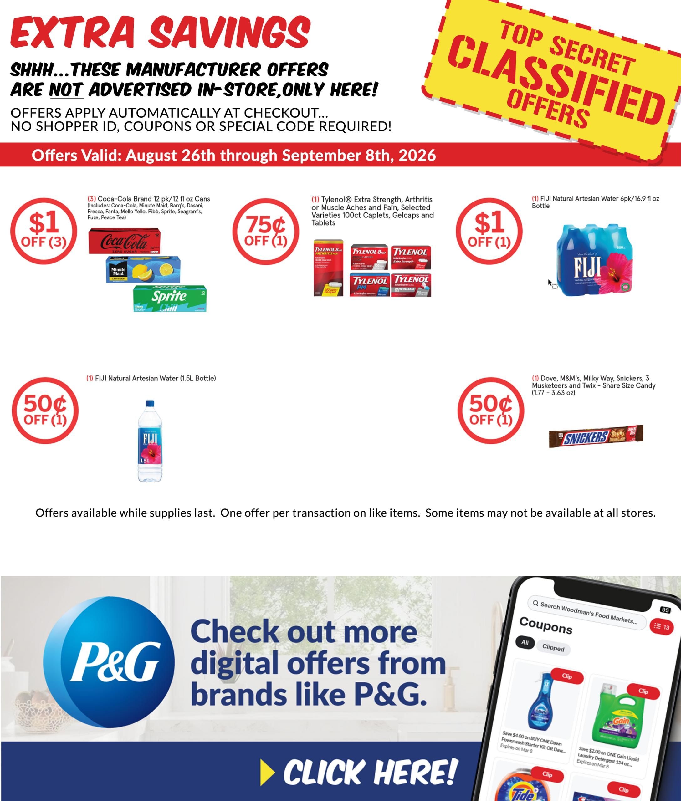 Woodman's Food Market (Milwaukee Area, WI) M1000 Weekly Weekly Ad September 3 - 9, 2026