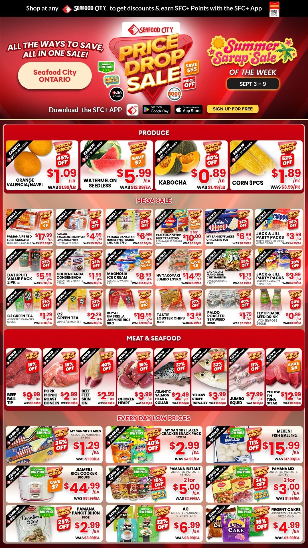 Seafood City Supermarket (ON) Flyer September 3 to 9