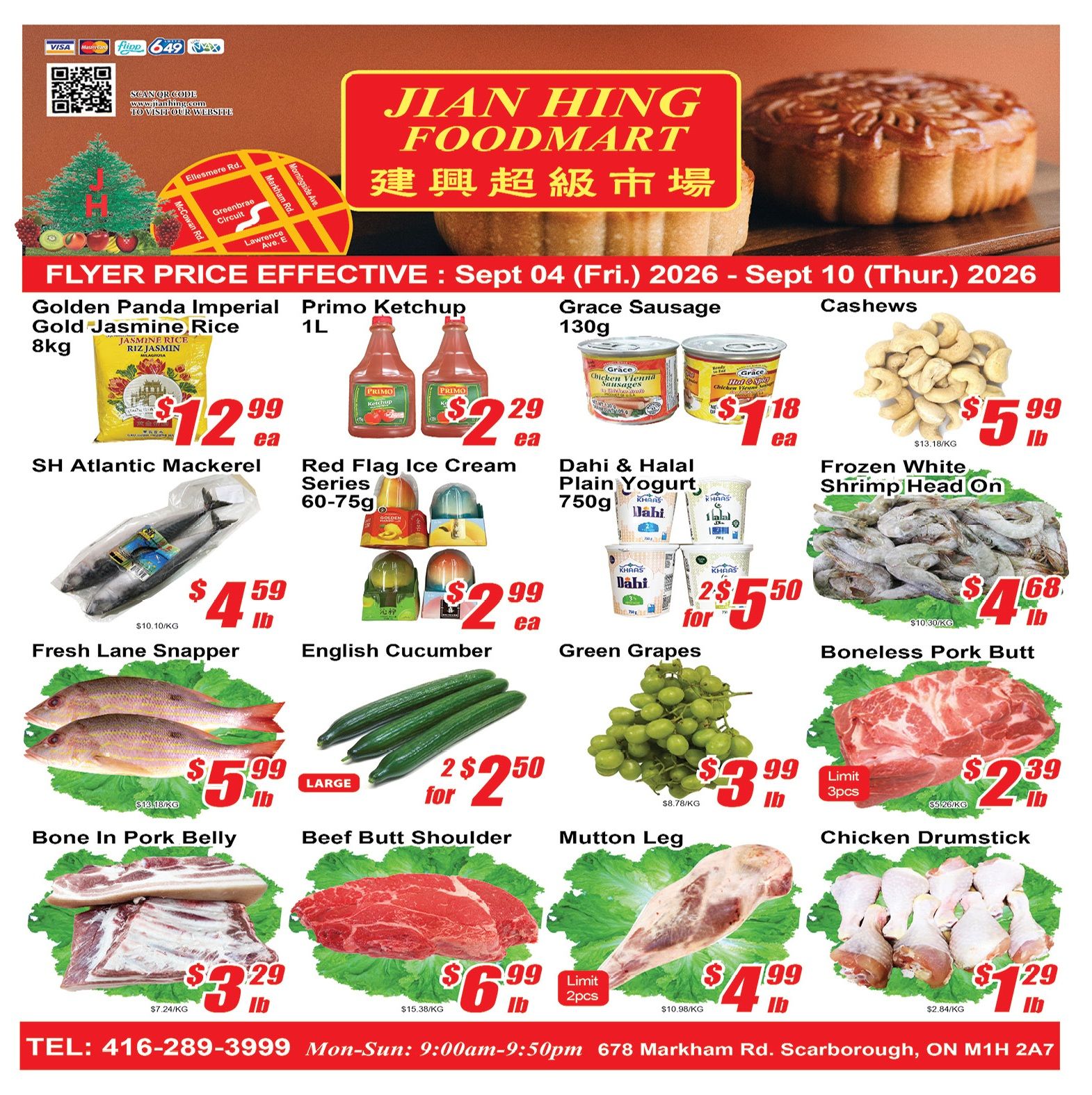 Jian Hing Foodmart (Scarborough) Flyer September 4 to 10