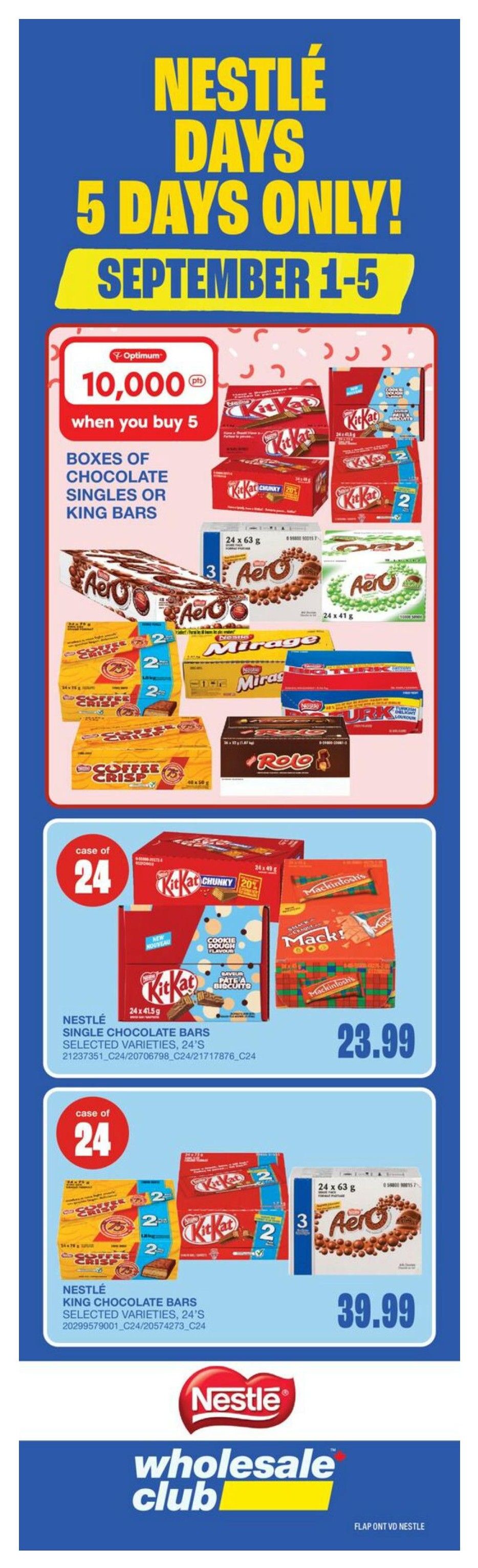 Wholesale Club (ON) Flyer September 3 to 9
