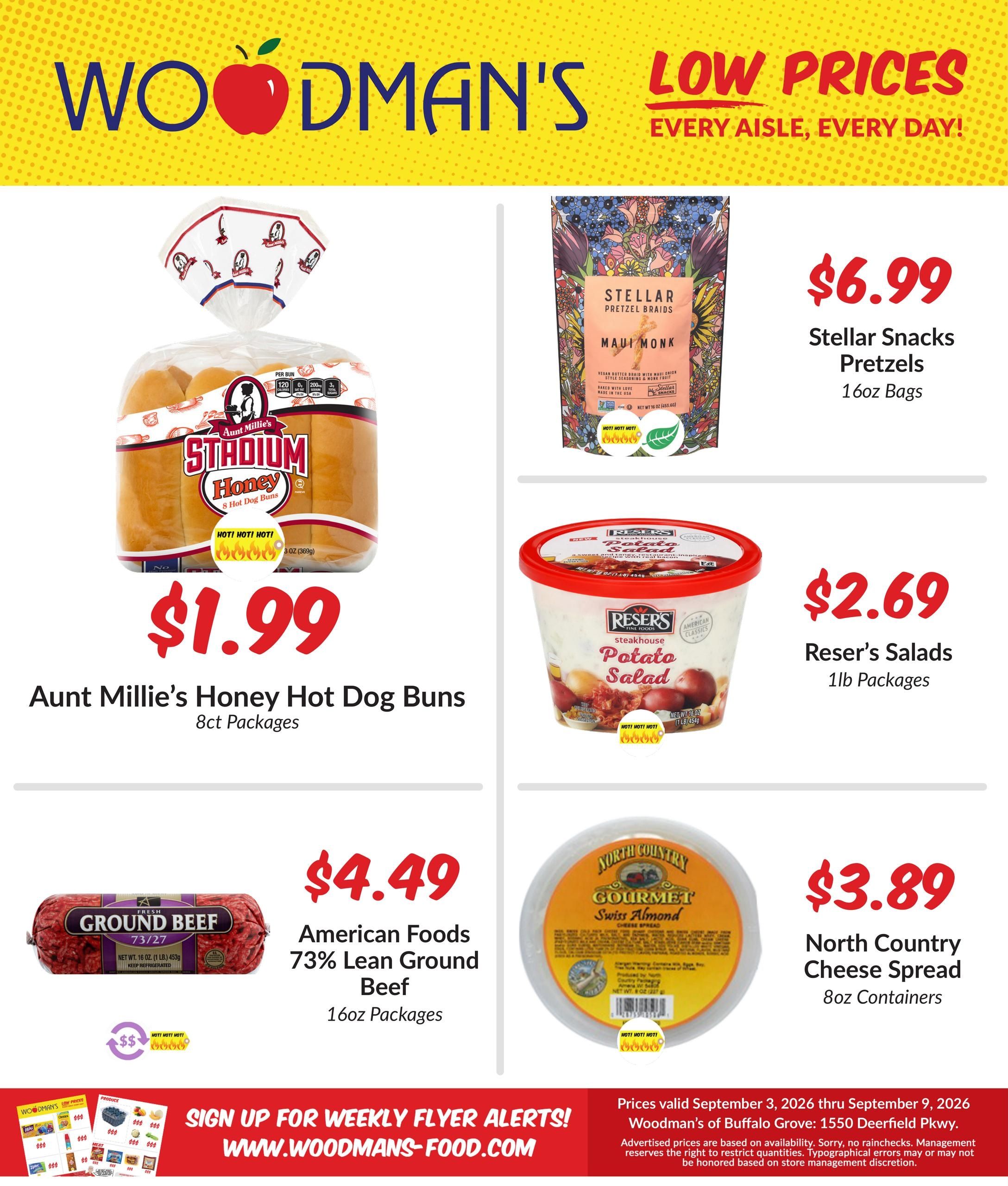 Woodman's Food Market (Chicago Area, IL) M1000 Weekly Weekly Ad September 3 - 9, 2026