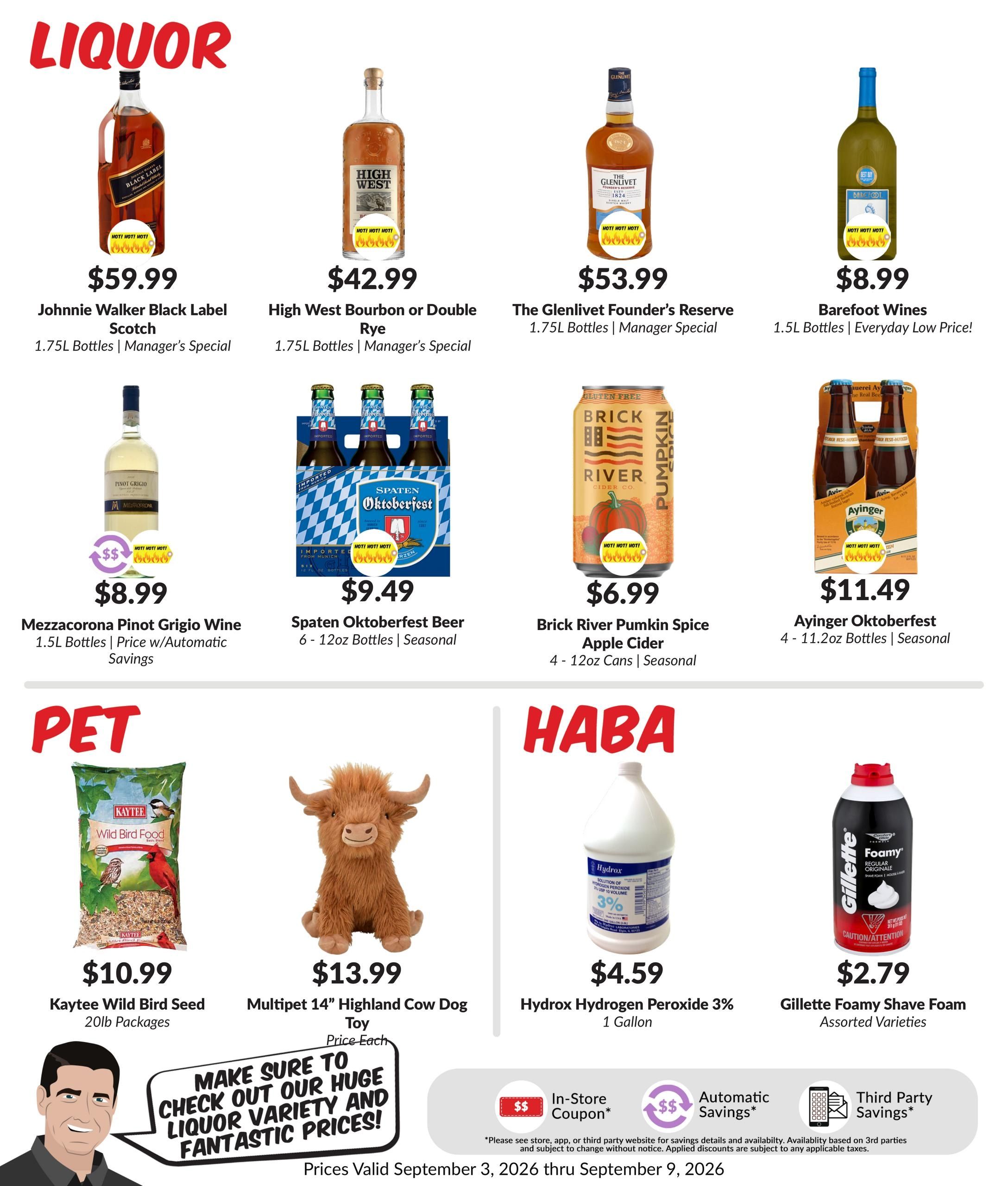 Woodman's Food Market (Chicago Area, IL) M1000 Weekly Weekly Ad September 3 - 9, 2026