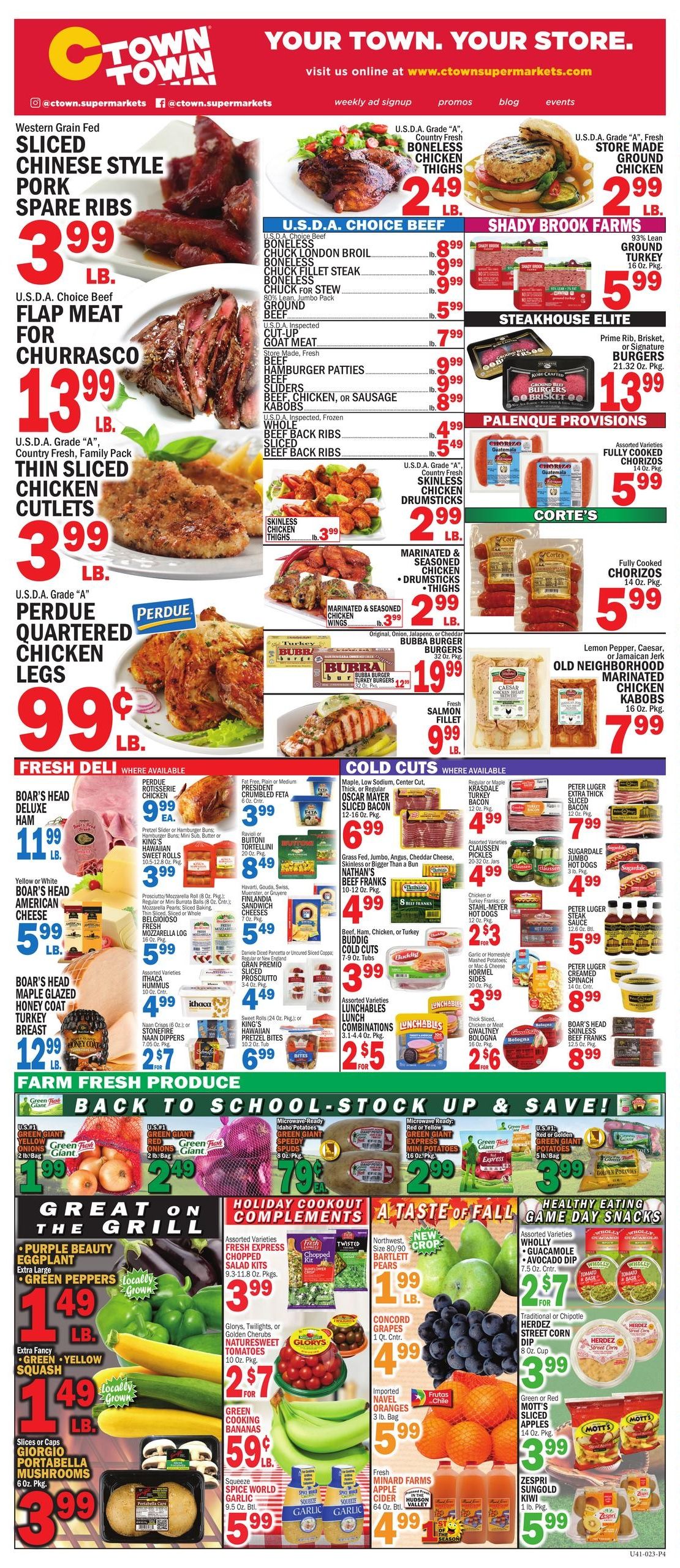 C Town (Woodhaven Area, NY) Weekly Ad September 4 - 10, 2026