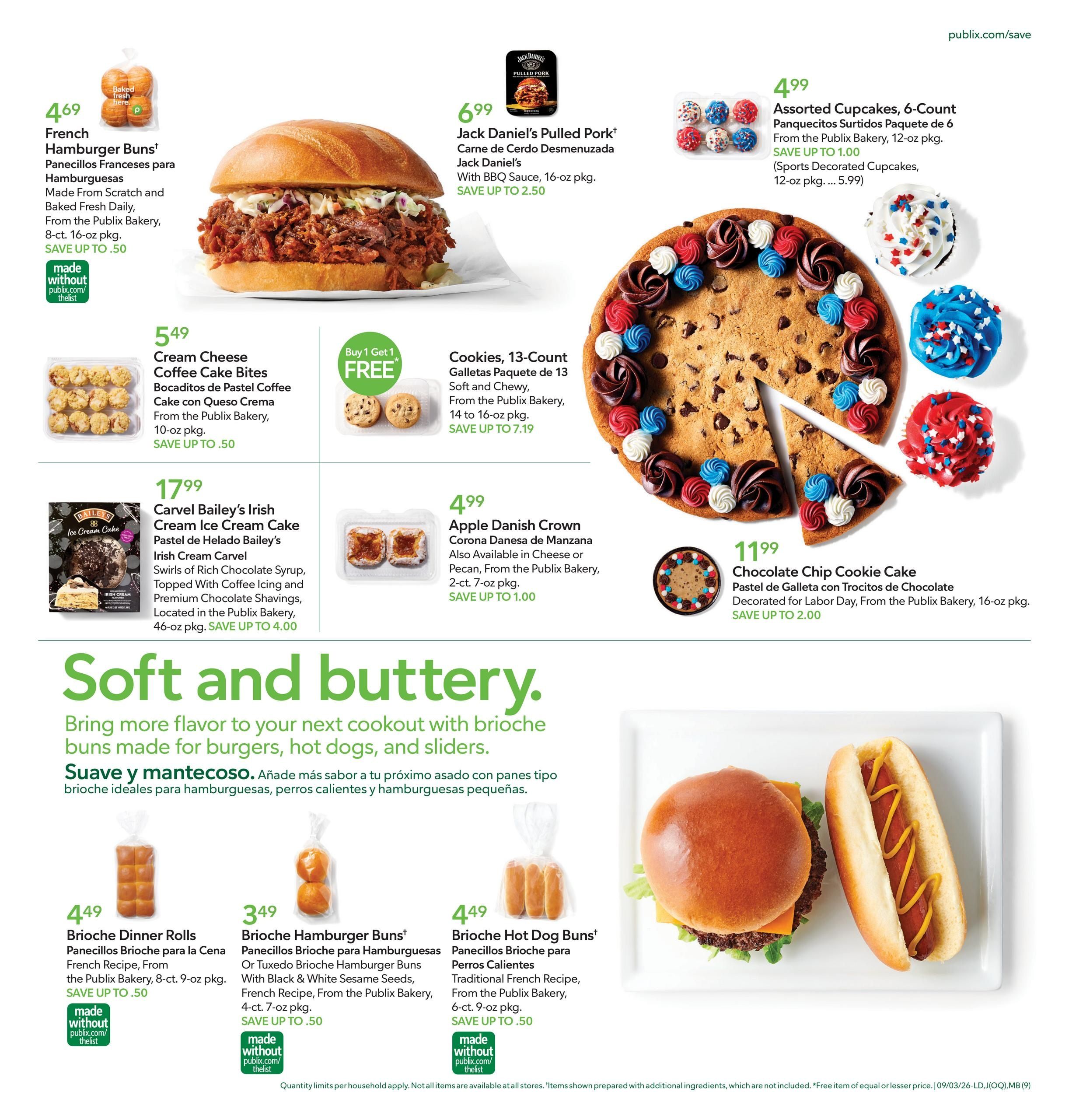 Publix (Jacksonville-Saint Augustine Area, FL) Anuncio Semanal Español Weekly Ad September 3 - 9, 2026