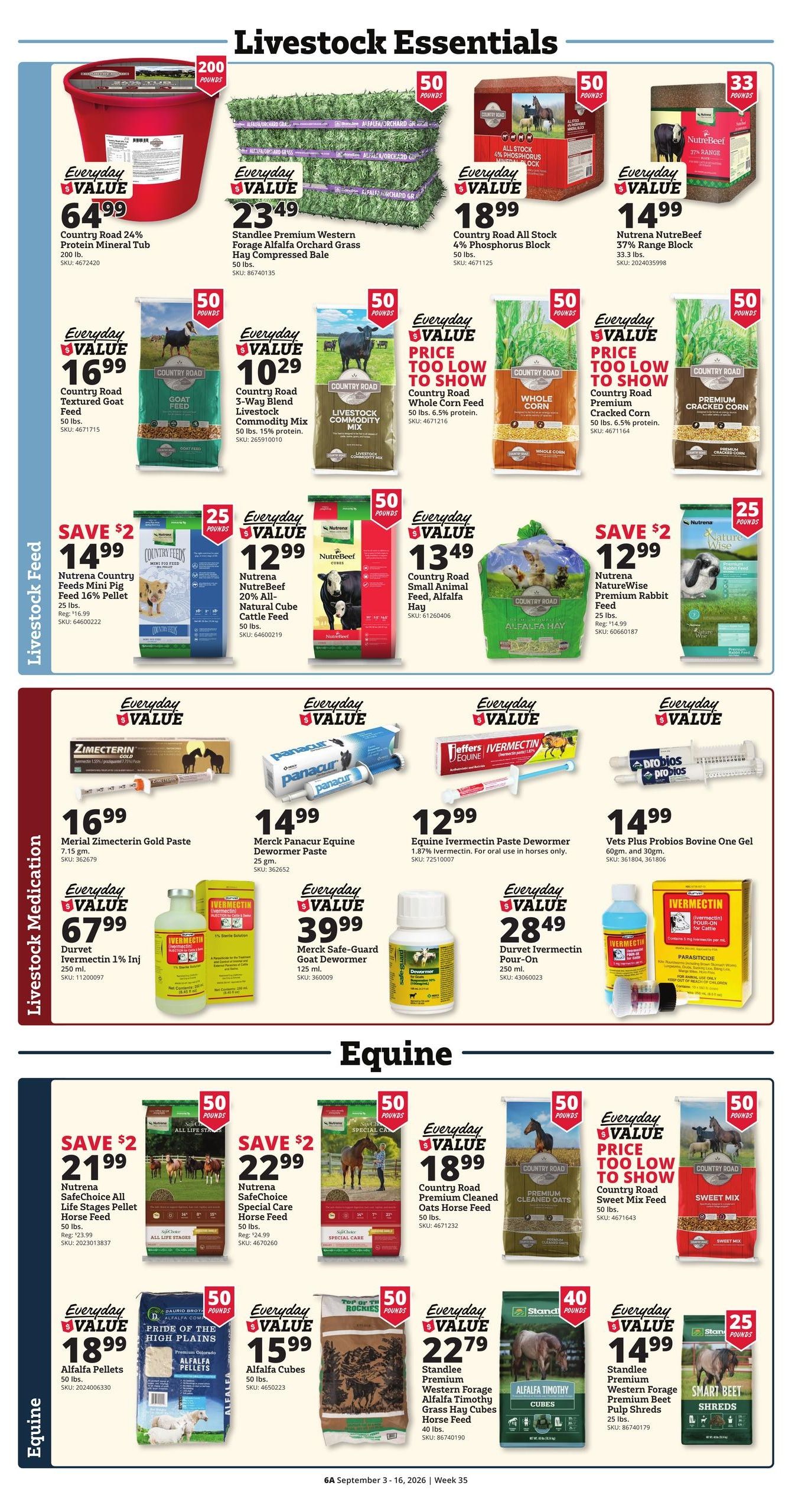 Rural King (Altamont Area, IL) Weekly Ad September 3 - 16, 2026