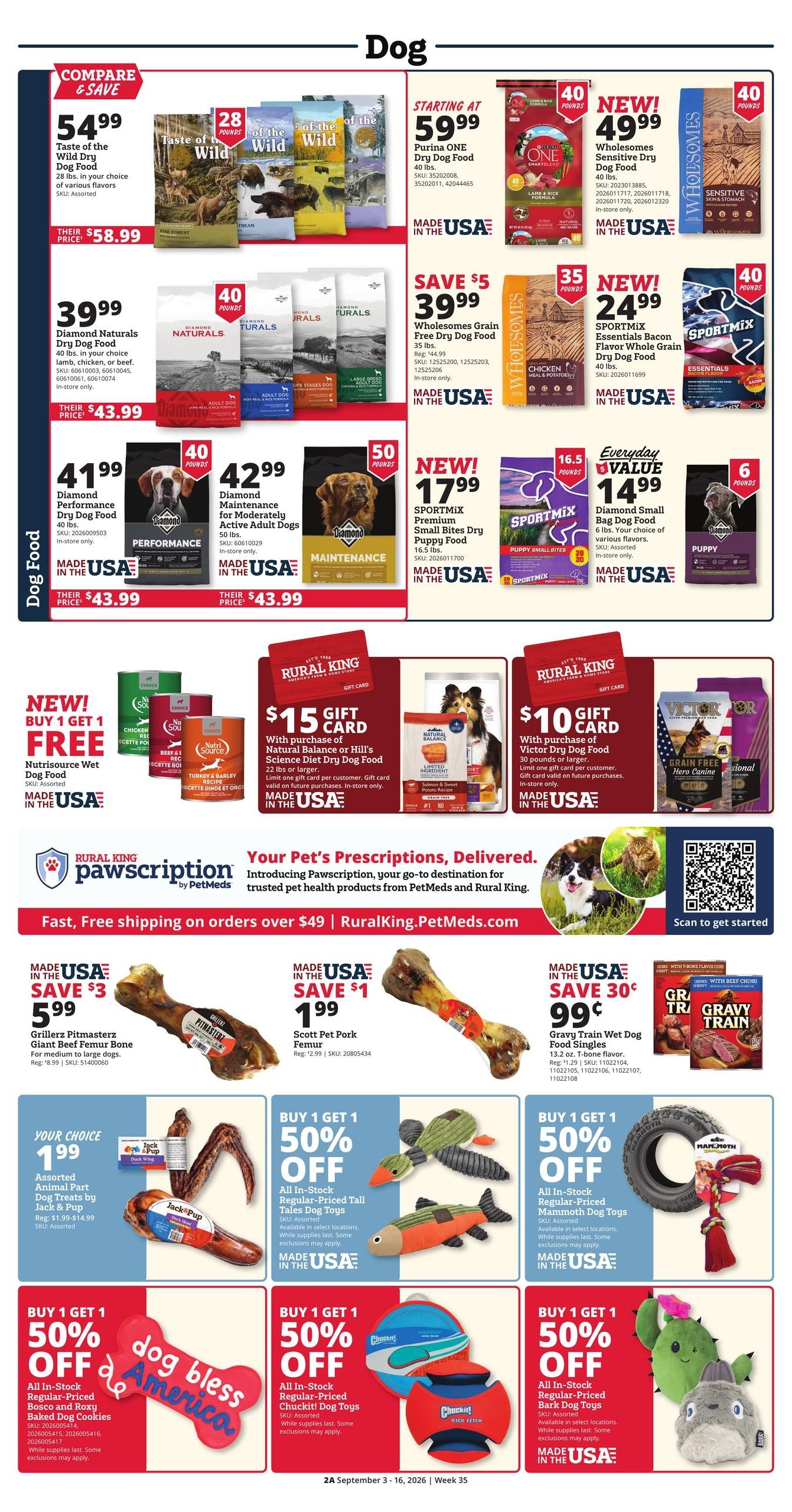 Rural King (Gainesville Area, FL) Weekly Ad September 3 - 16, 2026