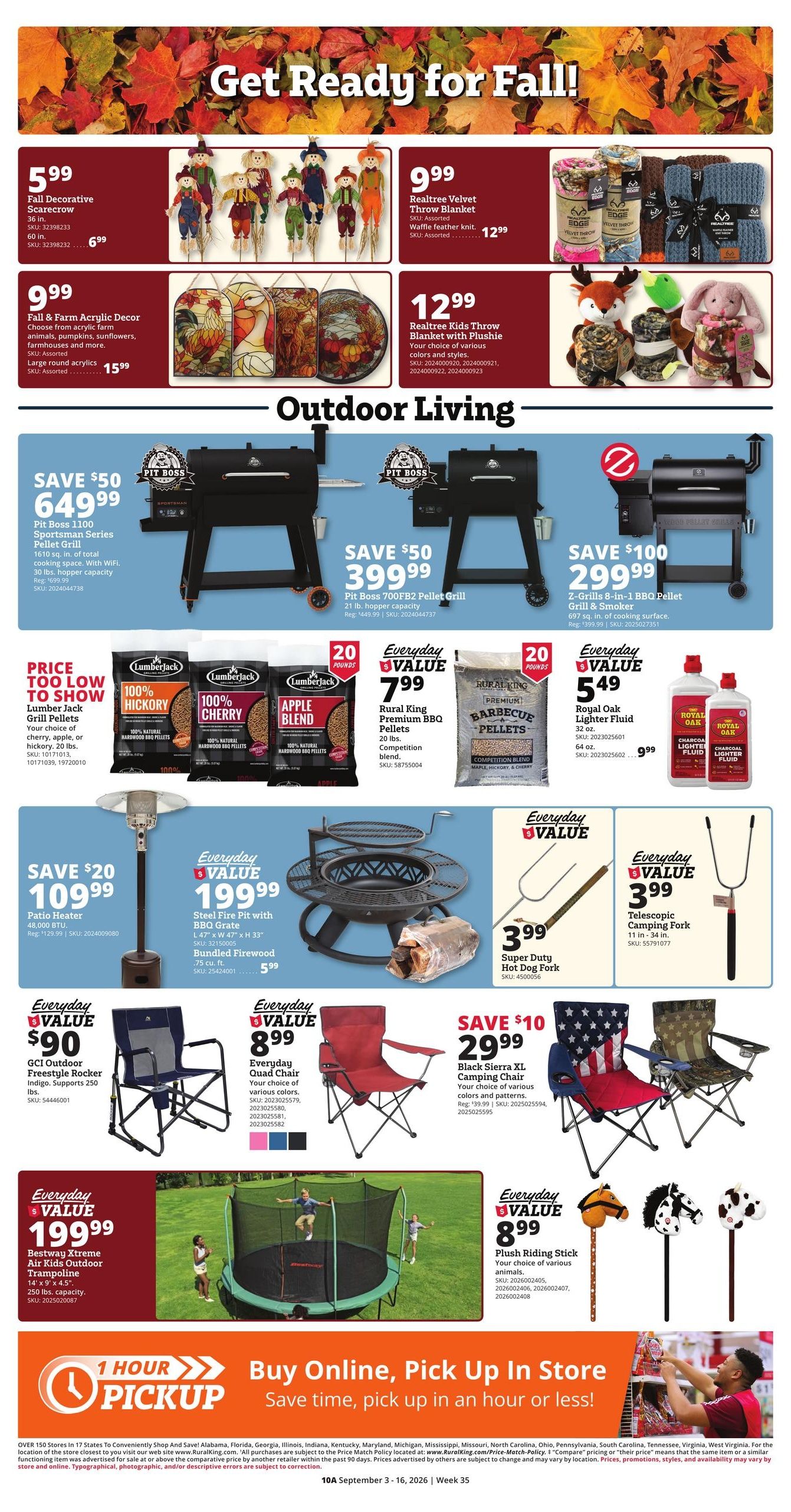 Rural King (Booth Area, AL) Weekly Ad September 3 - 16, 2026