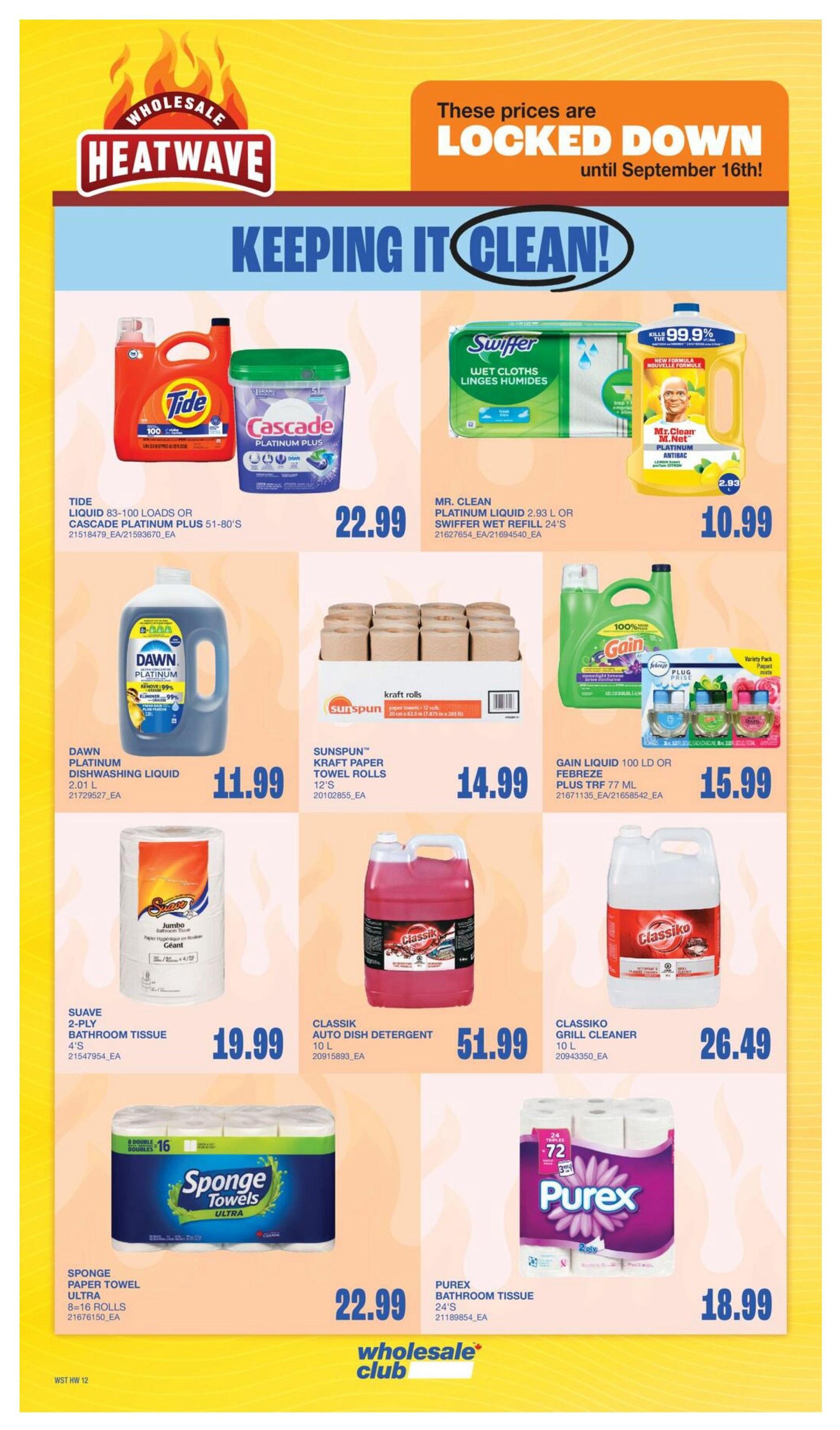 Wholesale Club (West) Flyer September 3 to 9
