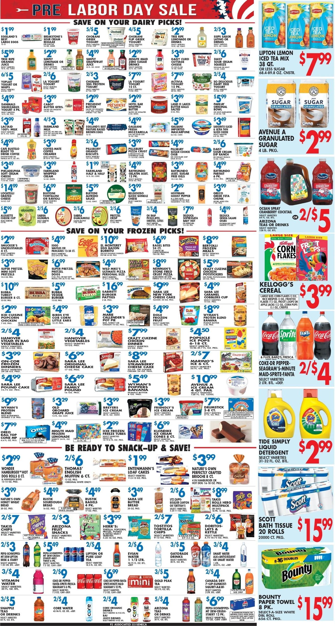 Associated Supermarkets (Maspeth Area, NY) Weekly Ad August 28 - September 3, 2026
