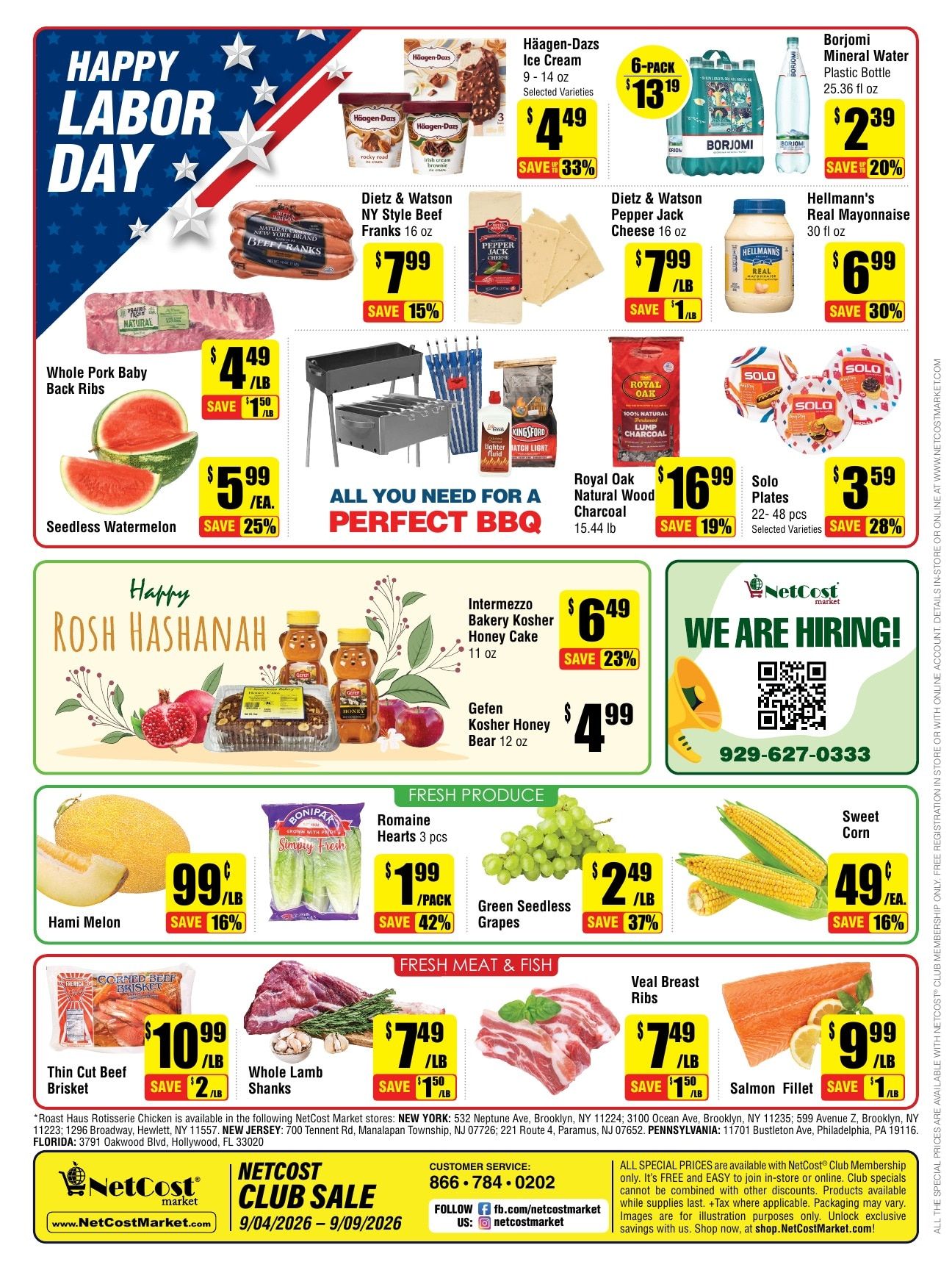 NetCost Market (New York) Weekly Ad September 4 - 9, 2026