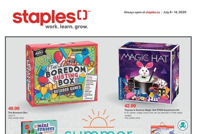 Staples Flyer July 8 to 14