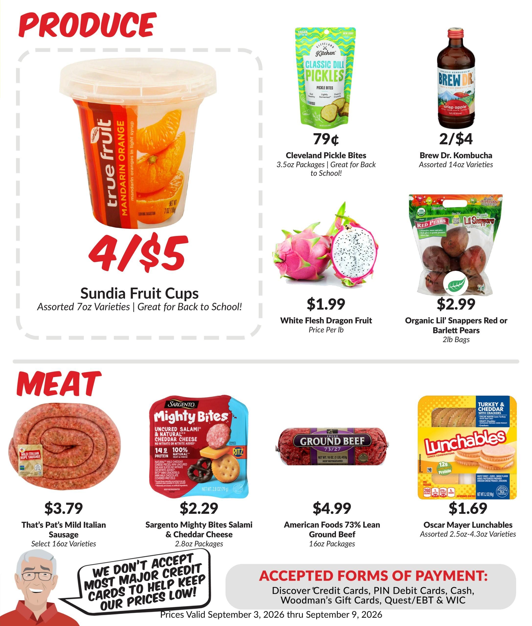 Woodman's Food Market (Cottage Grove Area, WI) M1000 Weekly Weekly Ad September 3 - 9, 2026