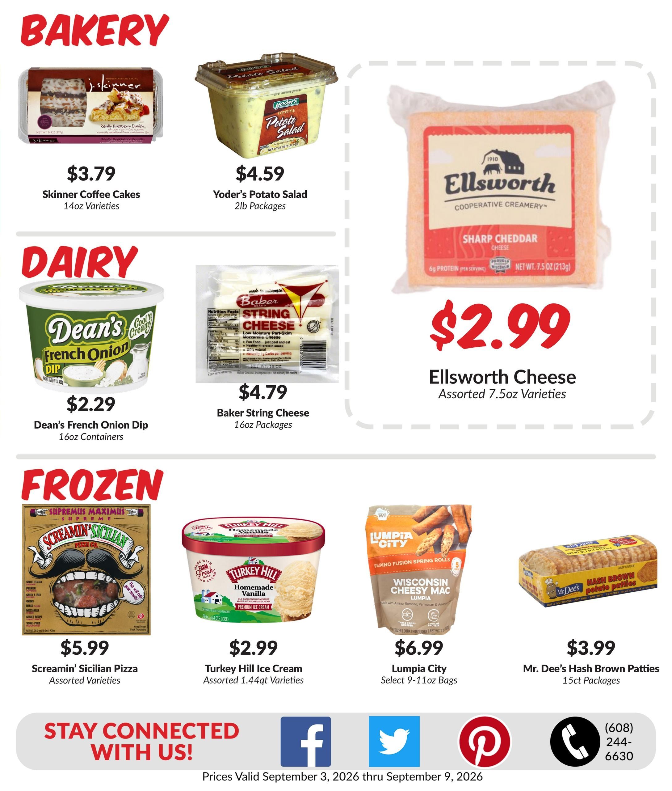 Woodman's Food Market (Cottage Grove Area, WI) M1000 Weekly Weekly Ad September 3 - 9, 2026