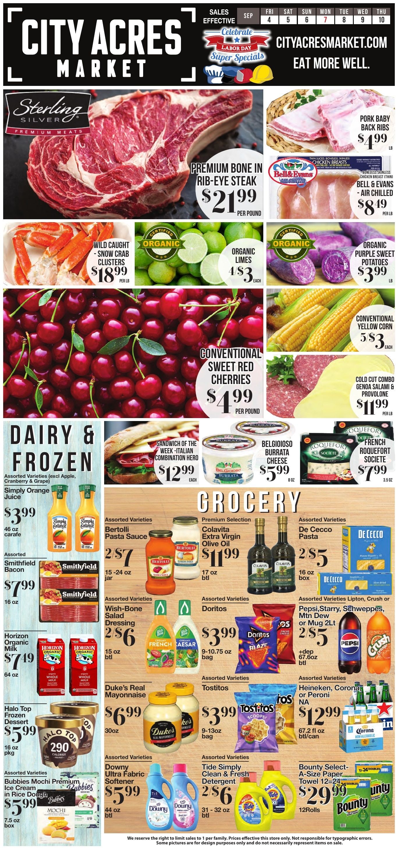City Acres Market Weekly Ad September 2 - 8, 2026