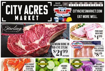 City Acres Market Weekly Ad September 2 - 8, 2026