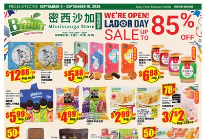 Btrust Supermarket (Mississauga) Flyer September 4 to 10