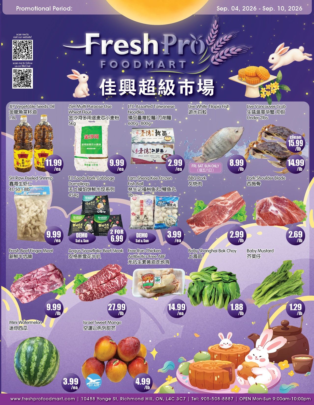 FreshPro Foodmart (Richmond Hill) Flyer September 4 to 10