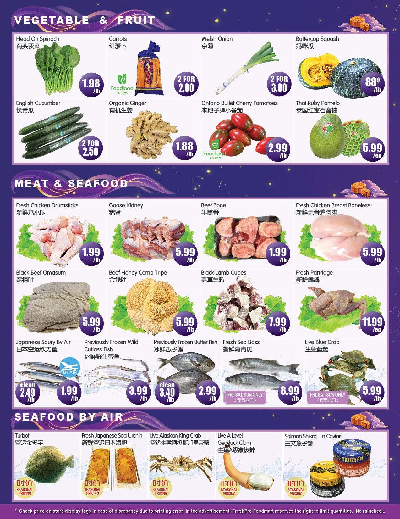 FreshPro Foodmart (Richmond Hill) Flyer September 4 to 10