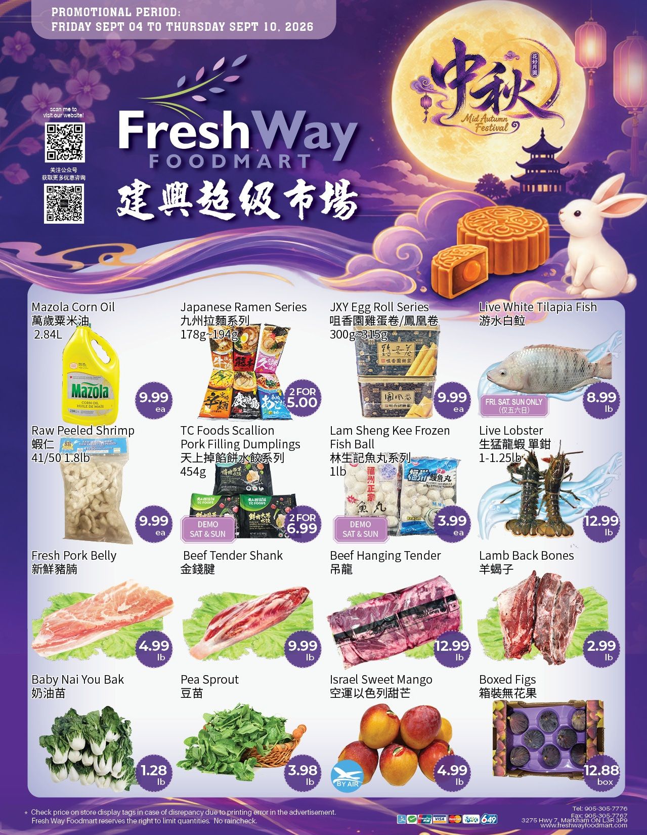 FreshWay Foodmart Flyer September 4 to 10