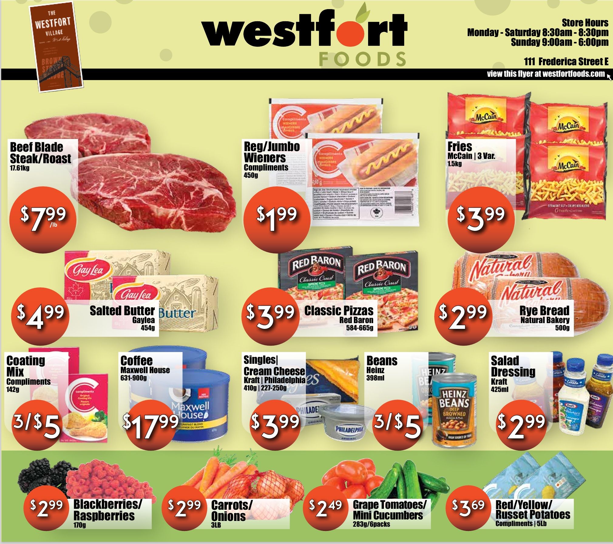 Westfort Foods Flyer September 4 to 10