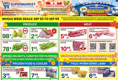 88 Supermarket Flyer September 3 to 9
