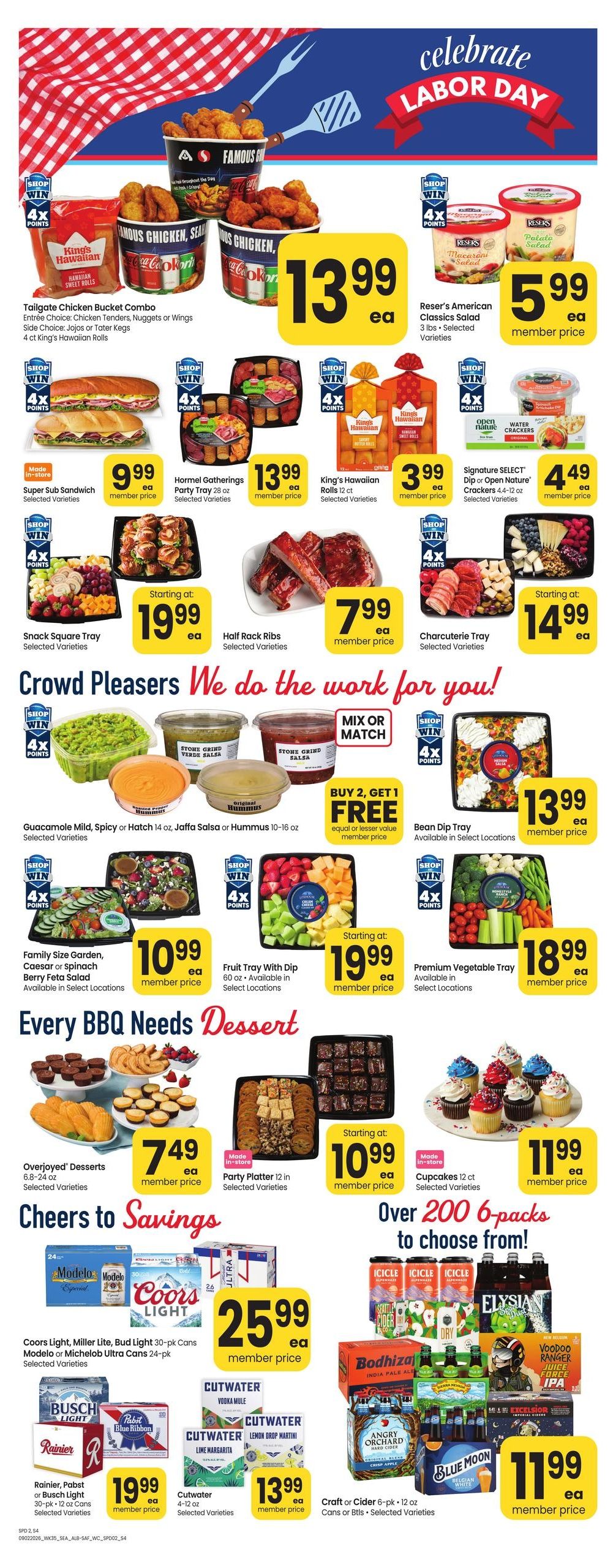 Albertsons (Culdesac Area, ID) Weekly Ad September 2 - 8, 2026