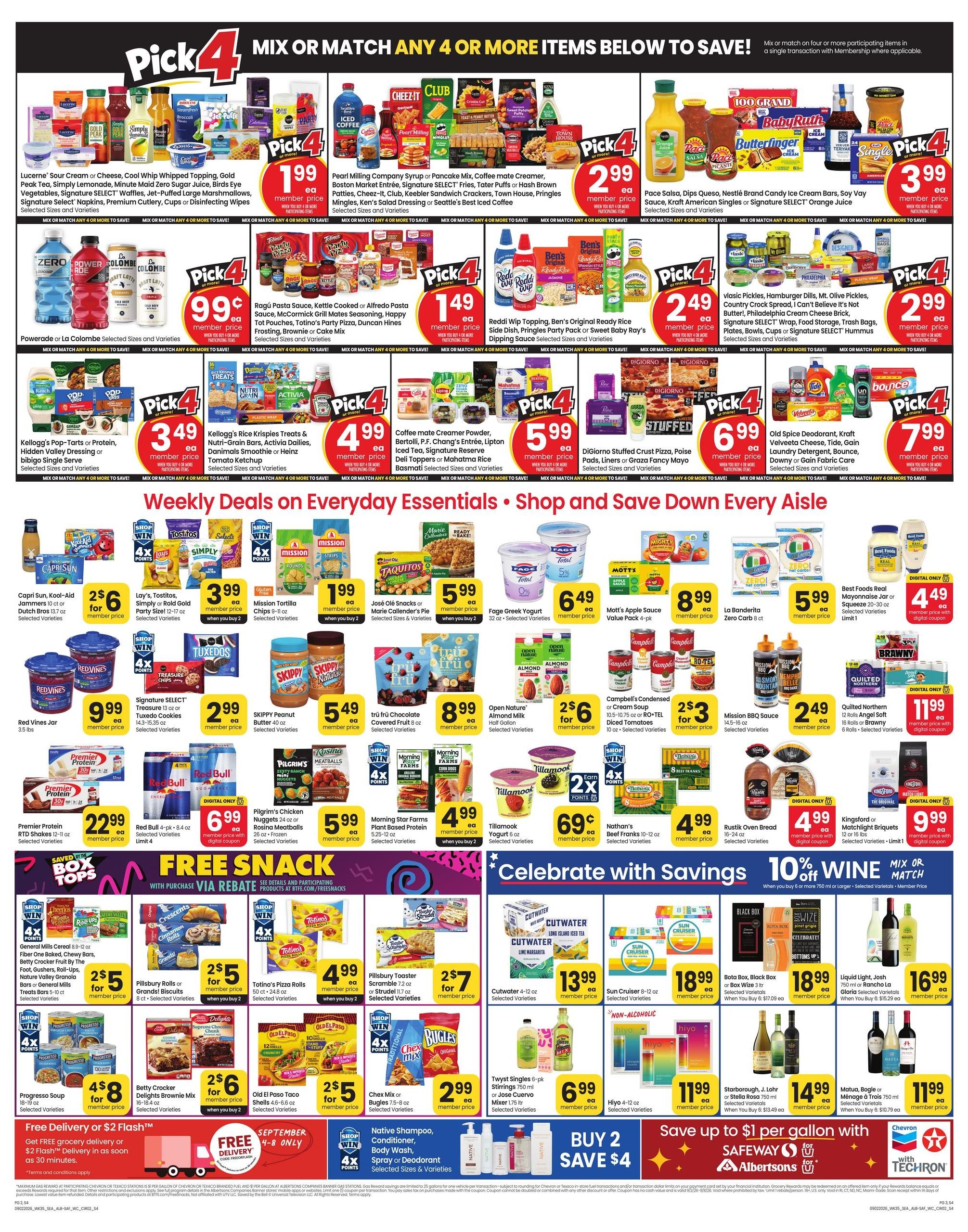 Albertsons (Culdesac Area, ID) Weekly Ad September 2 - 8, 2026