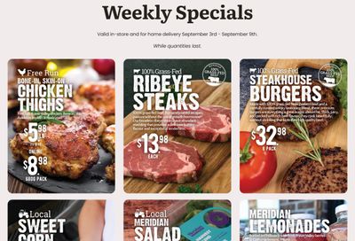 Meridian Farm Market Flyer September 3 to 9
