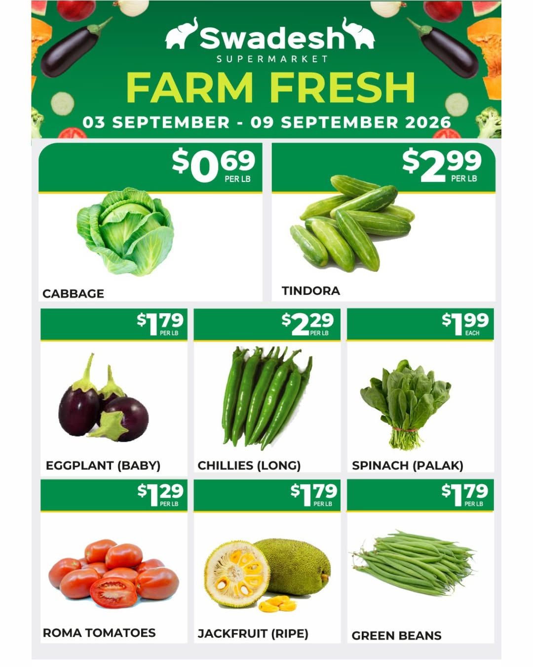 Swadesh Supermarket Flyer September 3 to 9