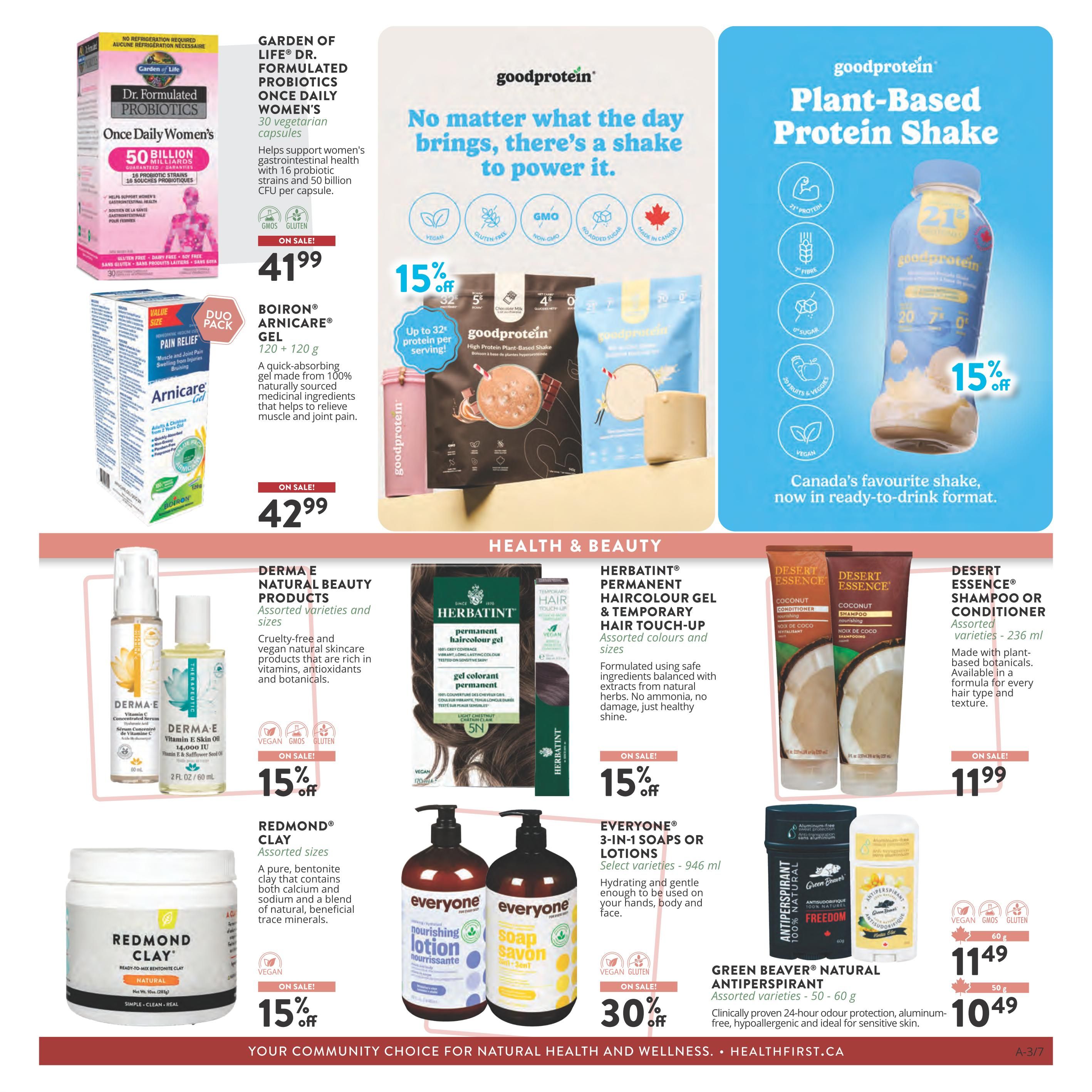 Foodsmith's Health First Monthly Flyer September 1 to 30