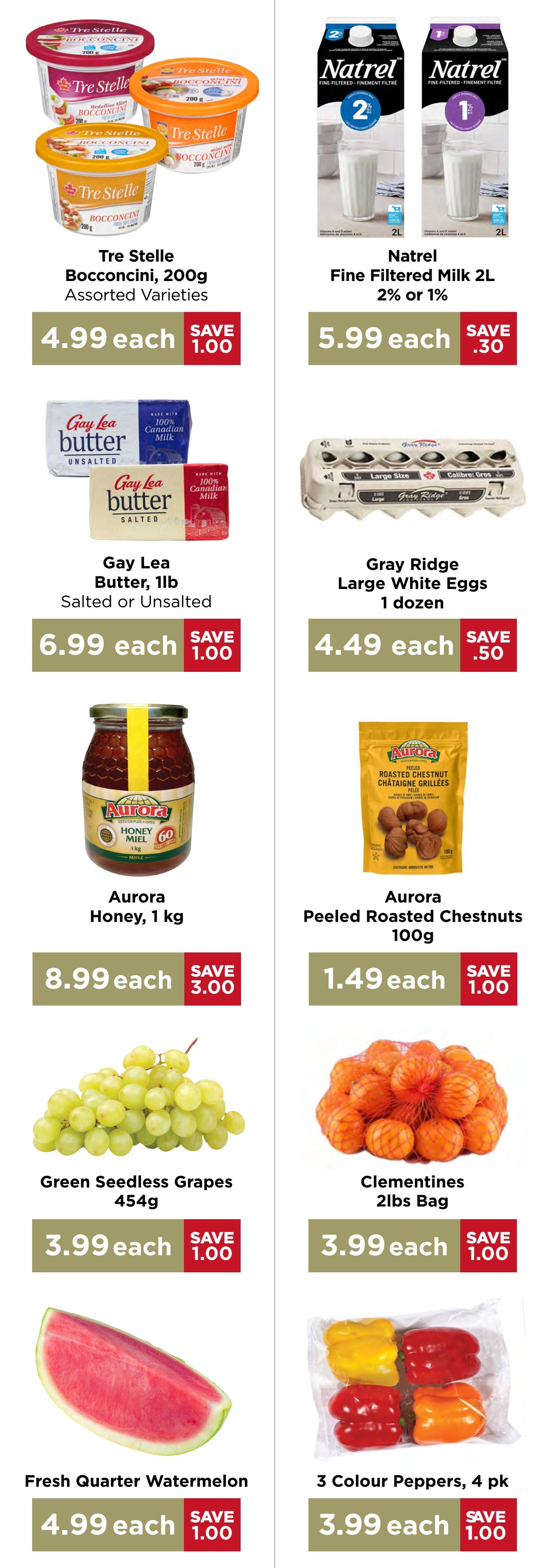 Monastery Bakery Flyer August 27 to September 9
