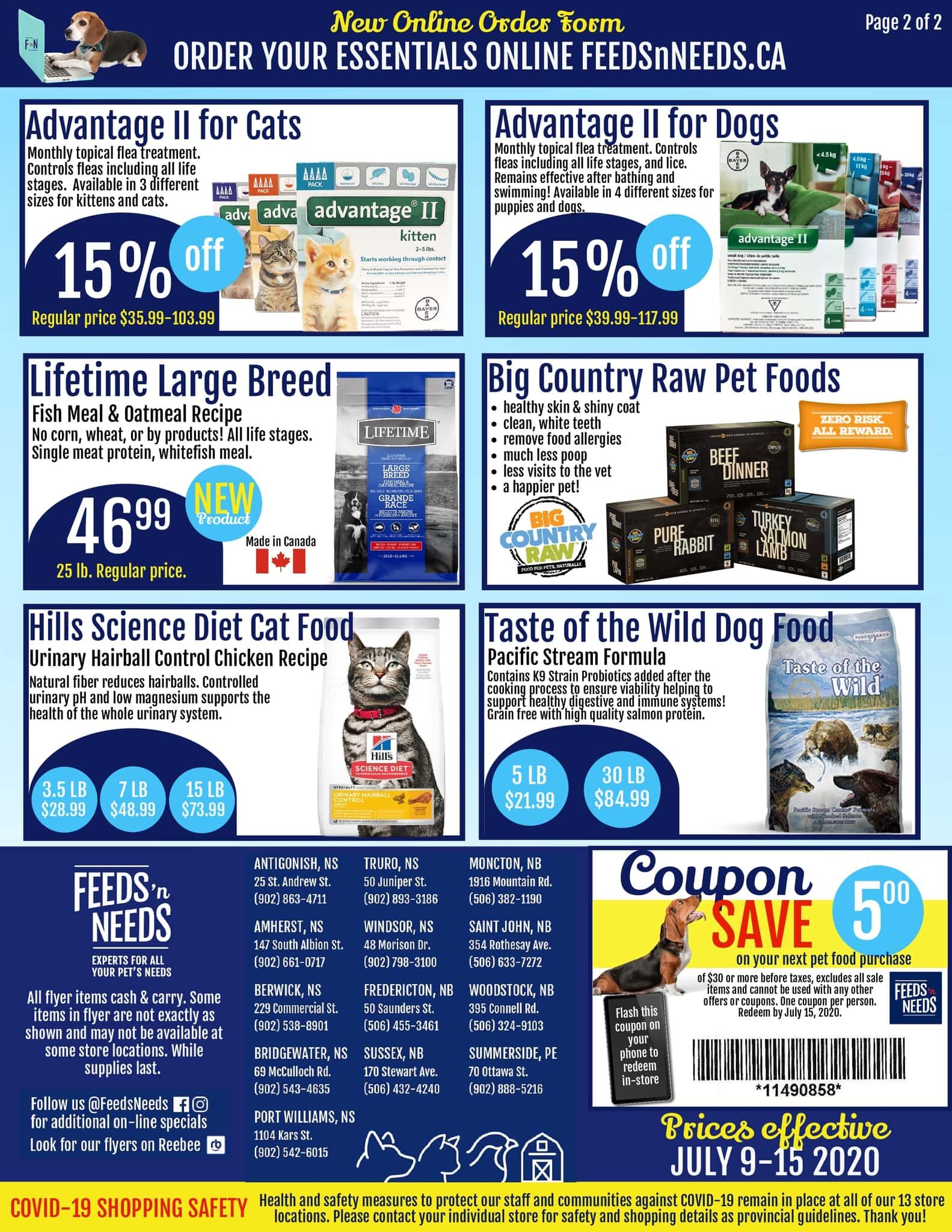 ShurGain Feeds'n Needs Flyer July 9 to 15