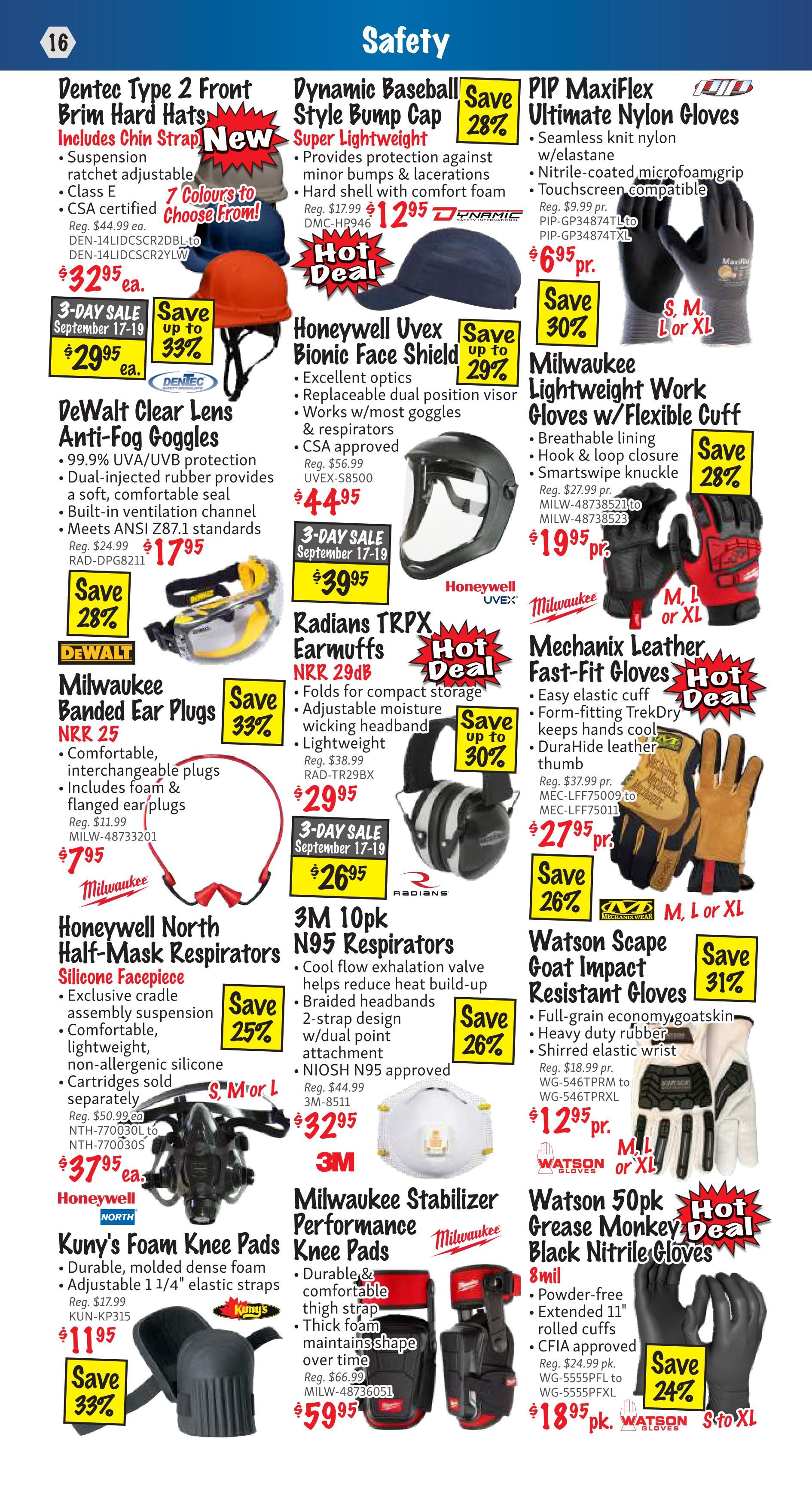 KMS Tools and Equipment Flyer September 1 to 30