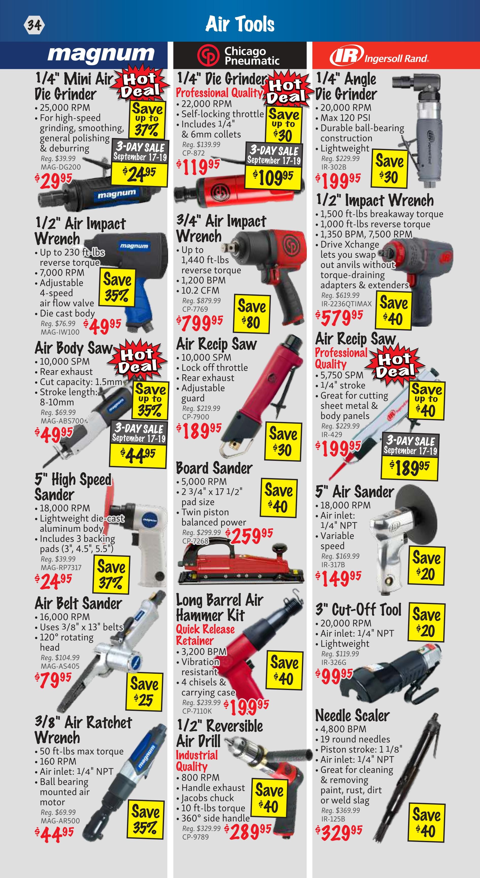 KMS Tools and Equipment Flyer September 1 to 30