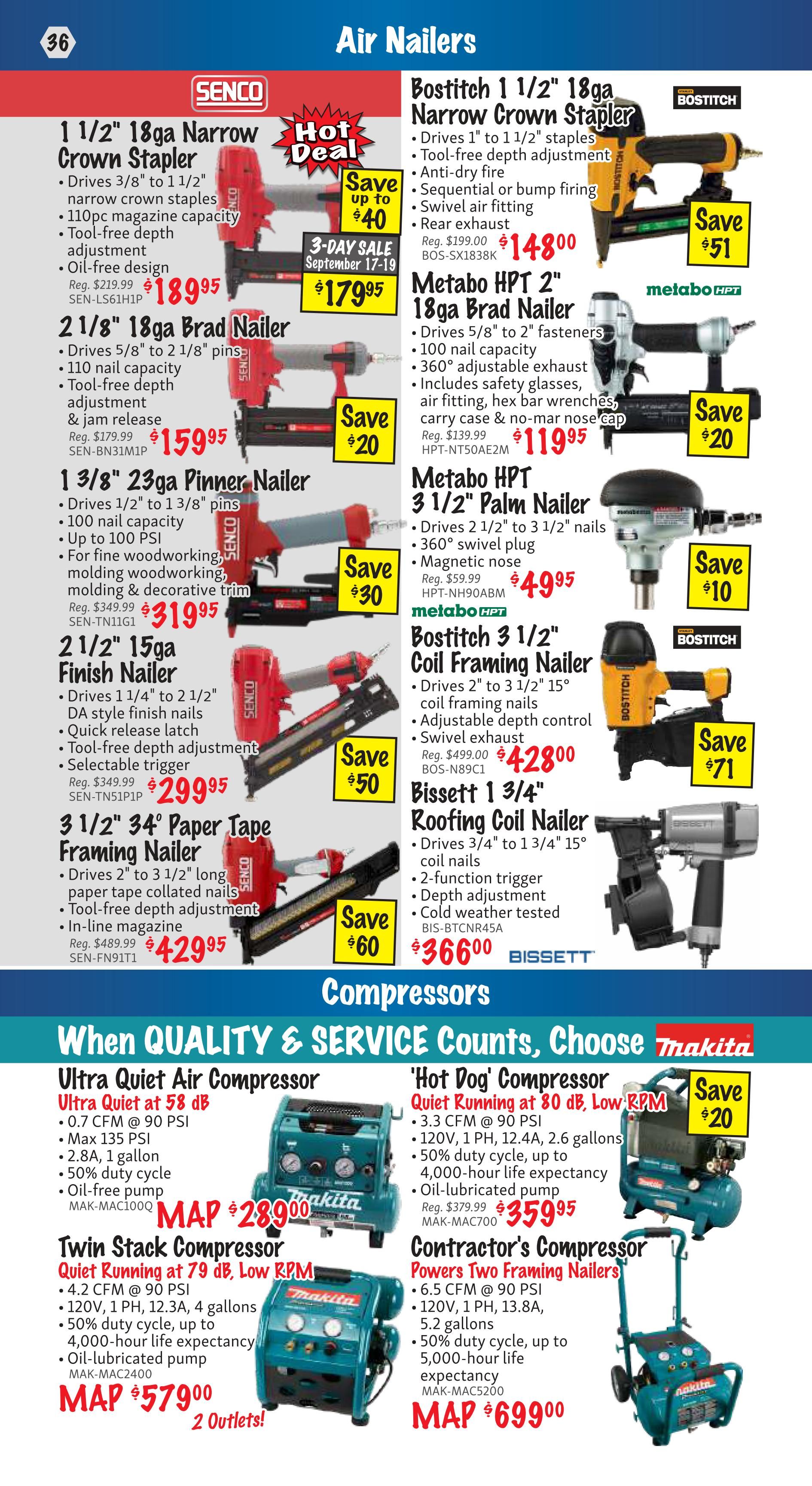 KMS Tools and Equipment Flyer September 1 to 30