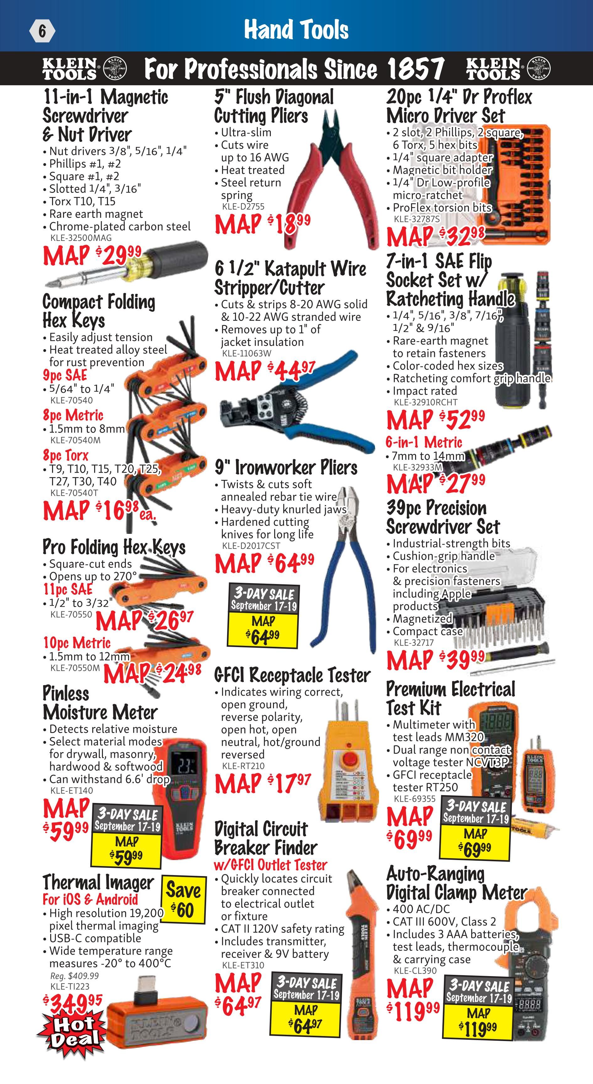 KMS Tools and Equipment Flyer September 1 to 30