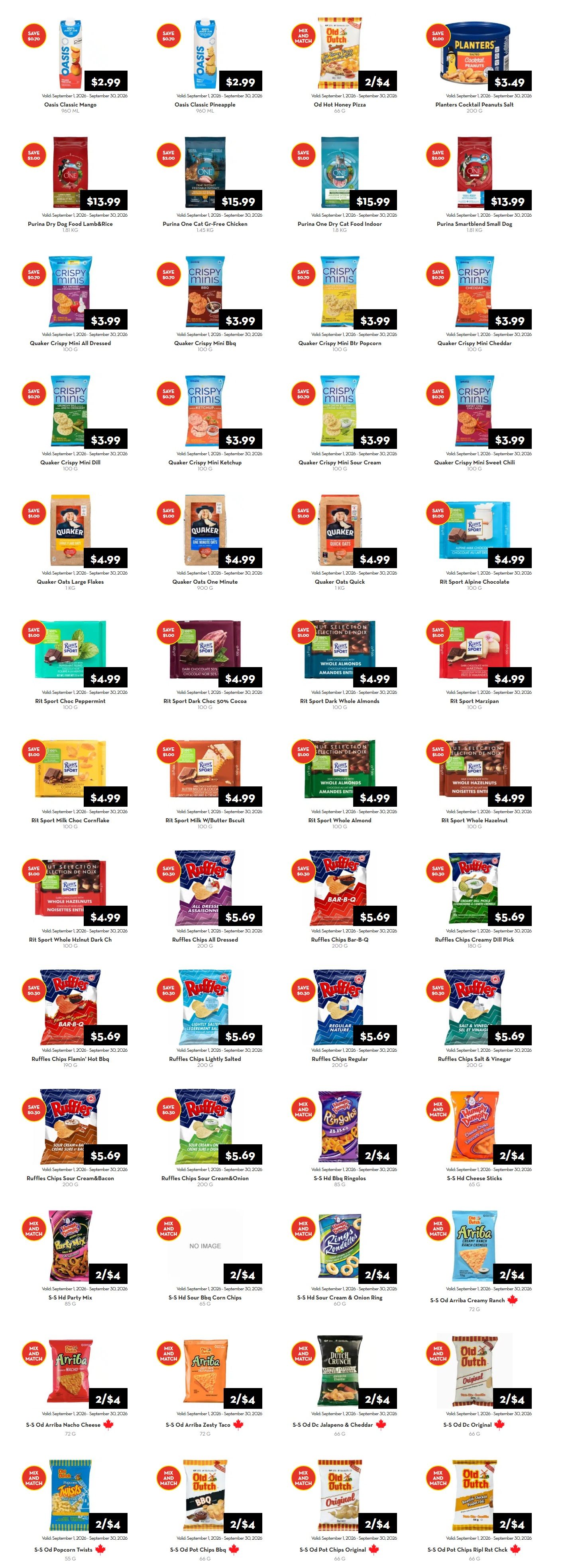Rabba In-Store Deals September 1 to 30