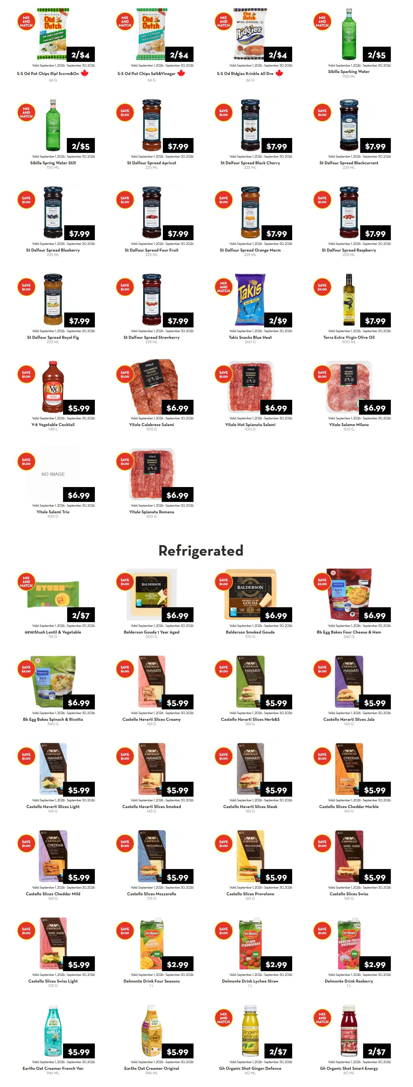 Rabba In-Store Deals September 1 to 30