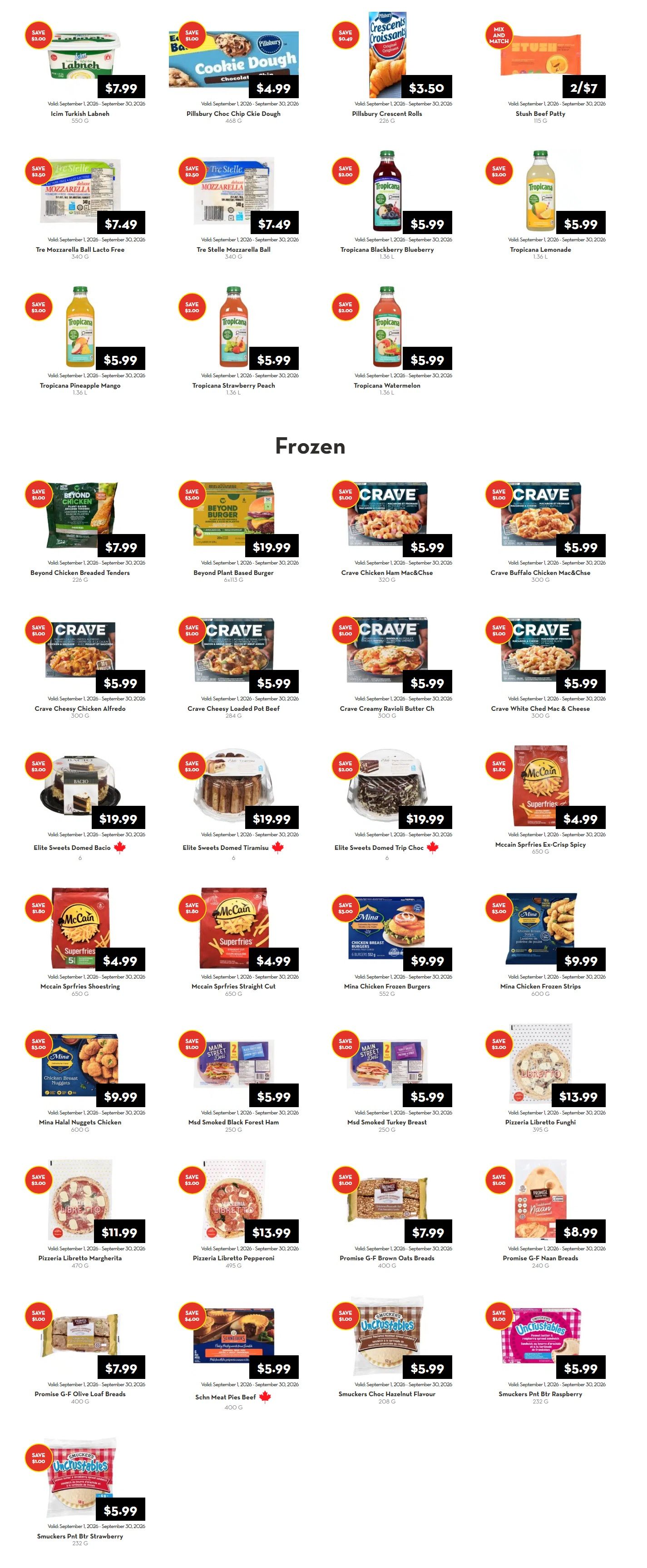 Rabba In-Store Deals September 1 to 30