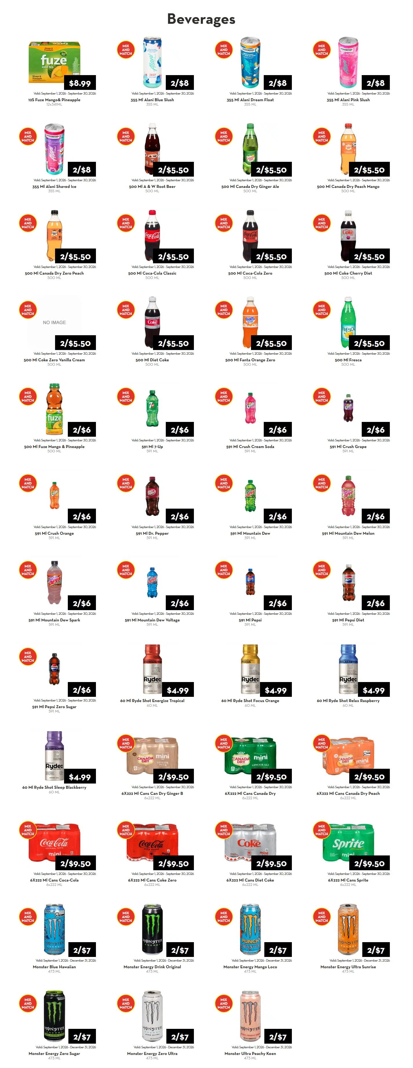 Rabba In-Store Deals September 1 to 30
