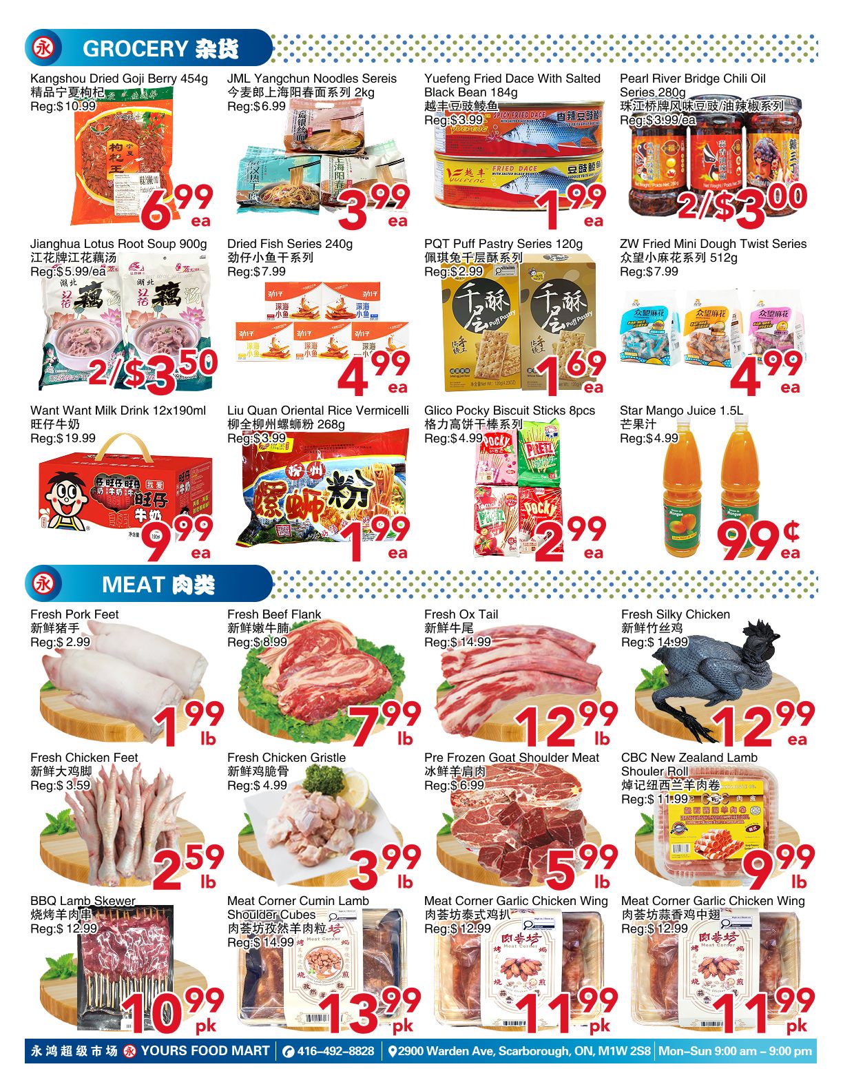 Yours Food Mart Flyer September 4 to 10