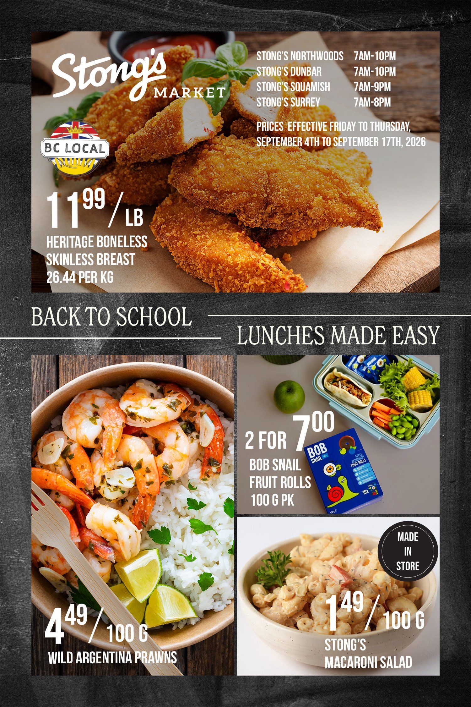 Stong's Market Flyer September 4 to 17