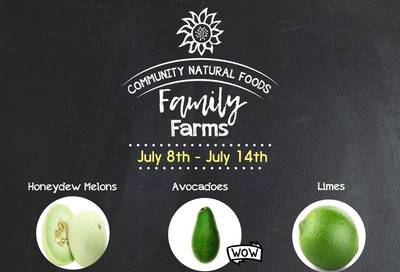 Community Natural Foods Flyer July 8 to 14