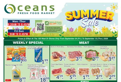 Oceans Fresh Food Market (Brampton) Flyer September 4 to 10