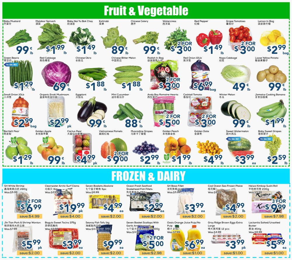 Oceans Fresh Food Market (Mississauga) Flyer September 4 to 10